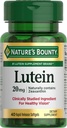 자연의 Bounty Lutein 알약, 눈 건강 보충교재 및 비타민, 지원 시각 건강, 20 mg, 40 Softgels