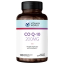 비타민 세계 CoQ10 200 mg Softgels의 산화 방지제 지원을 위한 Coenzyme Q10 보충교재, 심장 건강 & 에너지 생산, 글루텐 자유로운, 120 급속한 방출 Softgels