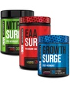 Jacked 공장 Nitrosurge 전 운동, EAA Surge 근본적인 아미노산, 성장 큰 파도 포스트 운동 근육 건축업자 뭉치