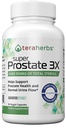 teraherbs Super Prostate 3X - Bladder 제어, & 확대된 전립선 및 빈번한 소변에 대한 지원 - 남자를위한 전립선 보충제 - 90 캡슐
