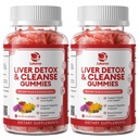 2 팩 Lukaree Liver Cleanse Detox & Repair Gummies | 설탕 자유로운 우유 이틀 보충교재 w/Artichok & L 글루타티온 - 남자 & 여자를 위한 매우 집중된 초본 간병 지원 - 채식주의자, 60 조사