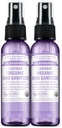 Bronner 박사 - 유기 손 소독제 살포 (Lavender, 2 Ounce, 2-Pack) - 간단하고 효과적인 공식, 정화 & Sanitizes, Harsh 화학물질 없음, 습기를 공급하고 청결한 손