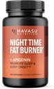 HAVASU NUTRITION 밤 시간 지방 버너 + Apigenin, 120ct