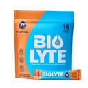 BIOLYTE IV Electrolyte 분말 패킷, 물, 의사 개발 된 히드라 션, HSA 및 FSA 승인 탈수 완화, 치모 요법은 여성 및 남성을위한 필요 - 열대 (16 스틱)