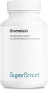 Supersmart - Bromelain 1500 mg 3000 GDU 하루 - Enzymes는 파인애플 뿌리에서 추출 - 소화 시스템 부스터 | Non-GMO & 글루텐 무료 - 90 DR 캡슐