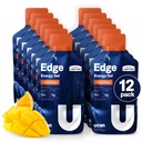 UCAN Edge Energy Gel Shots, Orange Mango (12, 2 Ounce Packets) 런닝, 교육, 운동, 피트니스, 사이클링, 크로스핏 | 슈가프리, Vegan, & Keto Friendly Energy