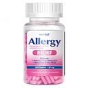 HealthA2Z® 알레르기 완화 | Diphenhydramine HCL 25mg | Antihistamine | 이시브 스로트, 스니싱, Runny Noses의 구호 | 실내 및 실외 알레르기 (200 캡슐)