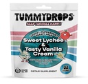 Tummydrops Groovy Peppermint 팩 ( Lychee & Tasty Vanilla 크림의 혼합). 글루텐 무료, Vegan, & 유기 성분으로 만드는, 33 개별적으로 Resealable 부대에 있는 분류된 Peppermint Lozenges.
