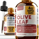 Rejuvica 건강 활성 올리브 리프 4oz XL 슈퍼 크기 Tincture - 고급 올리브 리프 액체 추출물 - Naturally Occurring Oleuropein - Immune & Heart Support Drops