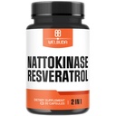 Nattokinase 보충교재 Trans-Resveratrol를 가진 3300mg - 면역 체계, 건강한 심장 & 몸 균형을 위한 지원 - 30의 서빙