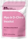마이크로 성분 Myo-Inositol & D-Chiro Inositol 분말, 1lb (221 서빙) | 40:1 여성을 위한 이상적인 비율 Inositol 보충교재 | 지원 Hormonal Balance & Ovarian Health | Non-GMO, Vegan, Filler-Free