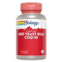 SOLARAY 빨간 효모 밥 플러스 CoQ-10 & No-Flush Niacin 비타민 B-3, 건강한 심장 & 심장 혈관 지원, 비 Irradiated & Citrinin는, 60 일 돈 뒤 보증, 90의 서빙, 90의 VegCaps 해방합니다