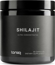 Toniiq 남성을위한 매우 집중 40 % Fulvic 산 Shilajit - 순수 10 : 1 추출물 - 트리드 파티 테스트 10x 효능 캡슐 - 효능 및 추적 미네랄 - GMP 인증 시설에서 제작