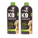 LIQUIDHEALTH 애완 동물 K9는 성인 시니어 개 & 강아지를 위한 8에서 1 액체 Multivitamin를, 피부 & 외투를 위한 1개의 완전한 공식적인 Canine 비타민에서 모두, 합동 건강, 면역 지원 - 미국 만들었습니다 (2 팩)