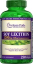Puritan의 Pride Soy Lecithin 1200 mg 250 급속한 방출 softgels