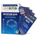 LIVEGOOD Methylene Blue – 인간을 위한 Methylene Blue, 기억 및 초점, Clarity & Cognitive 에너지, Nootropic 뇌 지원, 미국에서 만든, 20mg를 가진 15의 구두 지구