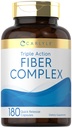 Carlyle Fiber Complex | 180 캡슐 | 비 GMO 보충 | 트리플 액션 섬유