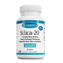 EuroMedica 실리카 - 보충 지원 뼈 구조 & 교원질 생산 - 강한 치아 & 건강한 뼈 조밀도 지원 - 원조 머리, 피부 & 못 건강 - 60의 정제 (30의 봉사)