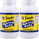 Sanar Naturals Baking Soda, 8 oz - Antacid, Baking, Cleaning, Deodorizing, 및 기타 (패키지 2)로 소화 지원