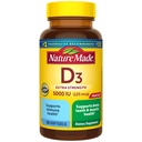 성격은 비타민 D3 5000 IU (125 mcg) Softgels, 뼈와 면역 건강 지원, 180 조사, 180 일 공급을 위한 여분 힘 비타민 D 보충교재를 만들었습니다