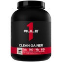 규칙 1 Clean Gainer - 560 칼로리, 90g 자가 이상, 지방의 6g 미만 (15 서빙, 쿠키 및 크림)