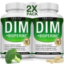 Dim 보충교재 910 mg 플러스 BioPerine Complex - Diindolylmethane 지원 호르몬 균형과 에스트로겐 대사에, Menopause 여드름 PCOS 더 나은 피부 보디 빌딩을 가진 도움, 남자 여자를 위한, 60의 캡슐