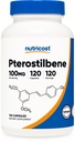 Nutricost Pterostilbene 100mg, 120 캡슐 - 비 GMO, 글루텐 무료