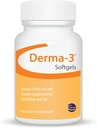 Ceva Derma-3 Softgels, Omega-3 지방산 & 작은 개 + 고양이 (60 조사)를 위한 비타민 보충교재