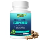 체중 감소 수면 보조 야간 시간 Shred 빠른 뚱뚱한 가열기, Melatonin L-theanine Cla Ashwagandha Valerian Root 5HTP Pill, Appetite Suppressant Metabolism Booster Calm Supplement for Women Men, 60 캡슐