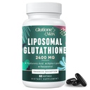 8-in-1 Liposomal 글루타티온 2400 MG의 높은 흡수 산화 방지제 공식 – Hyaluronic 산과 더불어, 알파 Lipoic 산, Resveratrol - 피부, 간결 Detox & 면역 체계, 60 Softgels