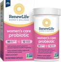 Renew Life Women's Probiotic 캡슐, 여성, 질, 우린, 소화 및 면역 건강, L. Rhamnosus GG, Dairy, Soy 및 글루텐 - 무료, 90 억 CFU - 60 Ct에 대한 pH 밸런스 지원