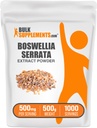 BulkSupplements.com Boswellia Serrata 추출물 분말 - Frankincense 수지에서 Boswellia Supplement - Vegan & Gluten 무료, 서빙 당 500mg, 500g (1.1 파운드) (팩 1)