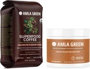 호박 향, 20x Ultra Concentrated Amla를 가진 Amla 녹색 유기 지상 Superfood 커피와 Amla 분말 Superfood 보충교재