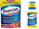 Kaopectate 반대로 Diarrheal 연약한 Chews 24 조사 및 상쇄 Stomach 기복 액체 11 Fl Oz