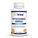 Phytoceramides Complex, 피부 수리 및 회춘, 노화 방지 지원, 비타민 C, B-6 및 B-12, 2 월 공급 (60 비 GMO 액체 캡슐)와 식물 파생 된 Ceramides