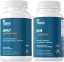 Tobias 성인 Multivitamin & DIM Complex는, 42의 과일 & 야채, BioPerine, 브로콜리 추출물 & 칼슘, 비 GMO를 가진 남자 & 여자를 위한 에너지, 면역 및 호르몬 균형을 지원합니다