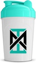 MIXT 에너지 셰이커 병, 16 온스. 셰이커 병, BPA 무료 & 뚜껑 섞는 기술 (16 oz, Teal)