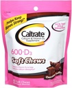 Caltrate 600+D Soft Chews, 초콜릿 트러플, 60 개 (2 팩)