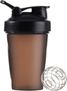 Shaker 병 12oz Protein Shaker 플라스틱 병은 트위스트 및 잠금 Protein Box Storage, 피트니스 Enthusiasts Athletes를위한 휴대용 피트니스 병 (블랙, 12 온스)