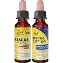 Kids Day & Night Bundle, Bach RESCUE Remedy Kids Dropper [및] RESCUE Sleep Kids Dropper- 2-Pk, Stress Relief & Sleep Support with Natural Flower Esssence, Homeopathic, Non-Alcohol Formula, 10mL Ea