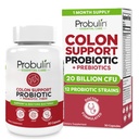 Probulin 콜론 지원 Probiotic 보충교재, 매일 Gut, 소화, 그리고 남성과 여자를 위한 면역성 캡슐, 20 Billion CFU, Vegan, 30 조사 병
