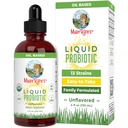 MARYRUTH'S Organics Liquid Probiotic for Ages 4+ | 2 억 CFU | 13 Probiotic Strains | Gut Health & Digestive Support | Gas & Bloating Support | Vegan | 글루텐 프리 | 여행용| 40 인분