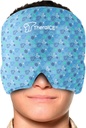 TheraICE Migraine Relief Cap Junior, Soothing Headache Boo Boo Ice Pack Mask Products, Cooling Gel Hat JR, 페이스 콜드 프레스 랩 헤드 범프, 브루스 및 냉각 온도