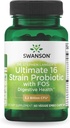 Swanson Dr. Stephen Langer의 공식 - 자연적인 Probiotic w/Prebiotic FOS - 캡슐 당 Digestive 지원 w/3.2 Billion CFU를 승진시키는 16 긴장 보충교재 - (60의 Veggie 캡슐)