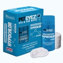 PetEyez Veterinarian Formulated Tear Stain Remover Solution for Dogs & Cat - Dirt를 제거하기 위해 Hypoallergenic Deodorizing Cleaner, Ears, Eyes, Paws & Butt - 100 Wipes