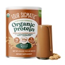 4 Sigmatic Organic Plant-Based Protein Powder Peanut Butter Protein with Lion’s Mane, Chaga, Cordyceps and More | 뇌 기능 및 면역 지원을위한 Clean Vegan Protein Elevated | 21.16 oz