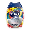 TUMS Chewy Bites Chewable Antacid 정제 가스 구호, 레몬 & 딸기 - 54 조사