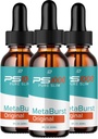 Metaburst PS1000 순수한 하락 액체 보충교재 - PS1000 Metaburst 액체 하락, PS1000 본래 대사 지원 보충교재, PS1000 순수한 Metaburst 검토 (3 팩 - 3 달 공급)