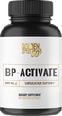 50 BP 활성 후 골든 - 필수 아미노산과 질소 보충 - 혈액 순환 및 심장 건강 지원 보충 - 60 캡슐 - 800mg L 아르기닌, AAKG, L Citrulline