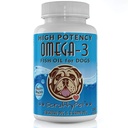 비타민 E를 가진 개를 위한 순수한 오메가 3 야생 물고기 기름 - 유효한 가장 높은 EPA & DHA Softgels (1000mg) 180ct